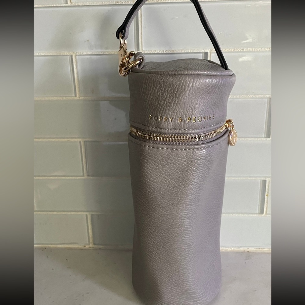 Poppy and Peonies insulated Bottle Carrier